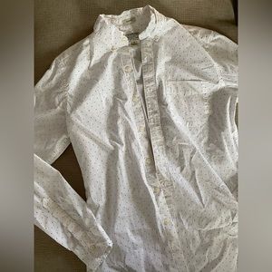 J. CREW mens classic stretch button down size small
